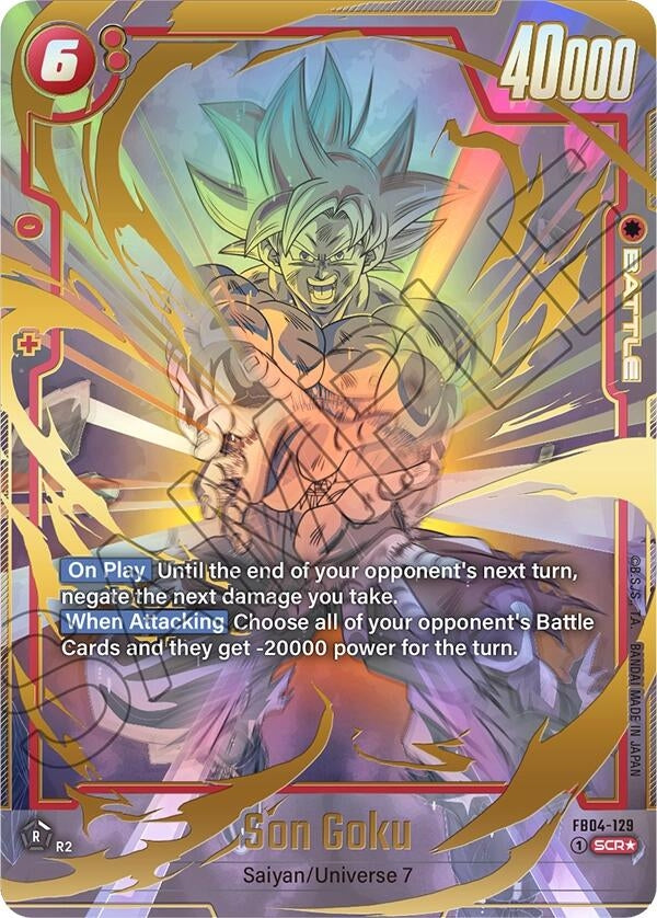 Image for Son Goku - FB04-129 (Alternate Art) (FB04-129) (FB04) - Dragon Ball Super: Fusion World