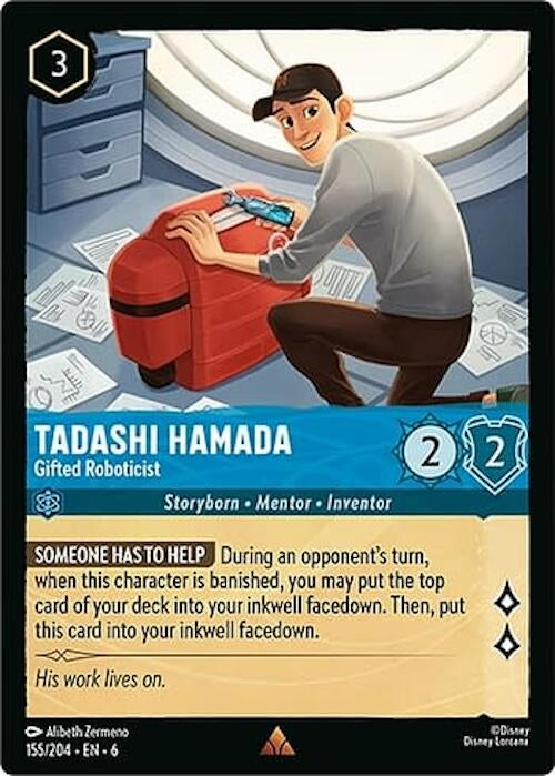 Image for Tadashi Hamada - Gifted Roboticist (155/204) (6) - Disney Lorcana