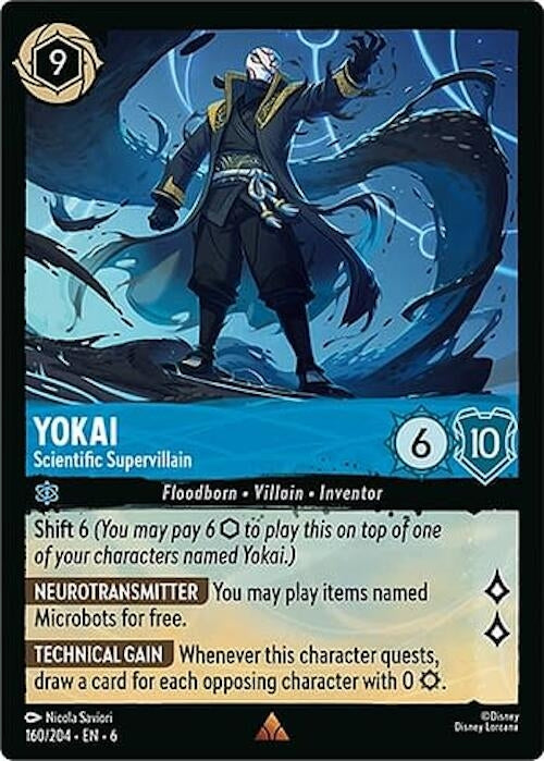 Image for Yokai - Scientific Supervillain (160/204) (6) - Disney Lorcana