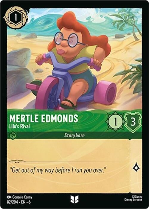 Image for Mertle Edmonds - Lilo's Rival (82/204) (6) - Disney Lorcana