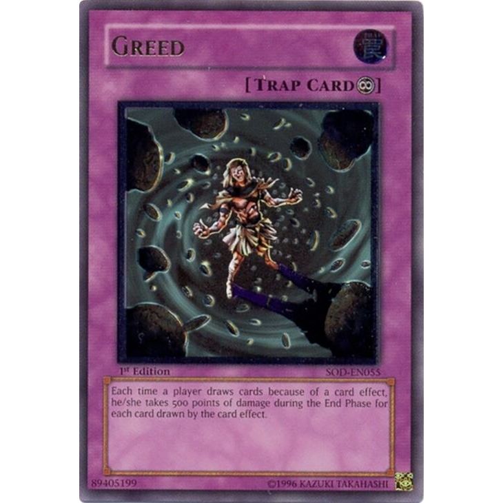 Image for Greed (UTR) (SOD-EN055) (SOD) - YuGiOh
