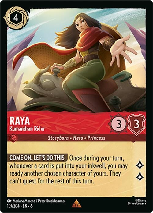 Image for Raya - Kumandran Rider (107/204) (6) - Disney Lorcana