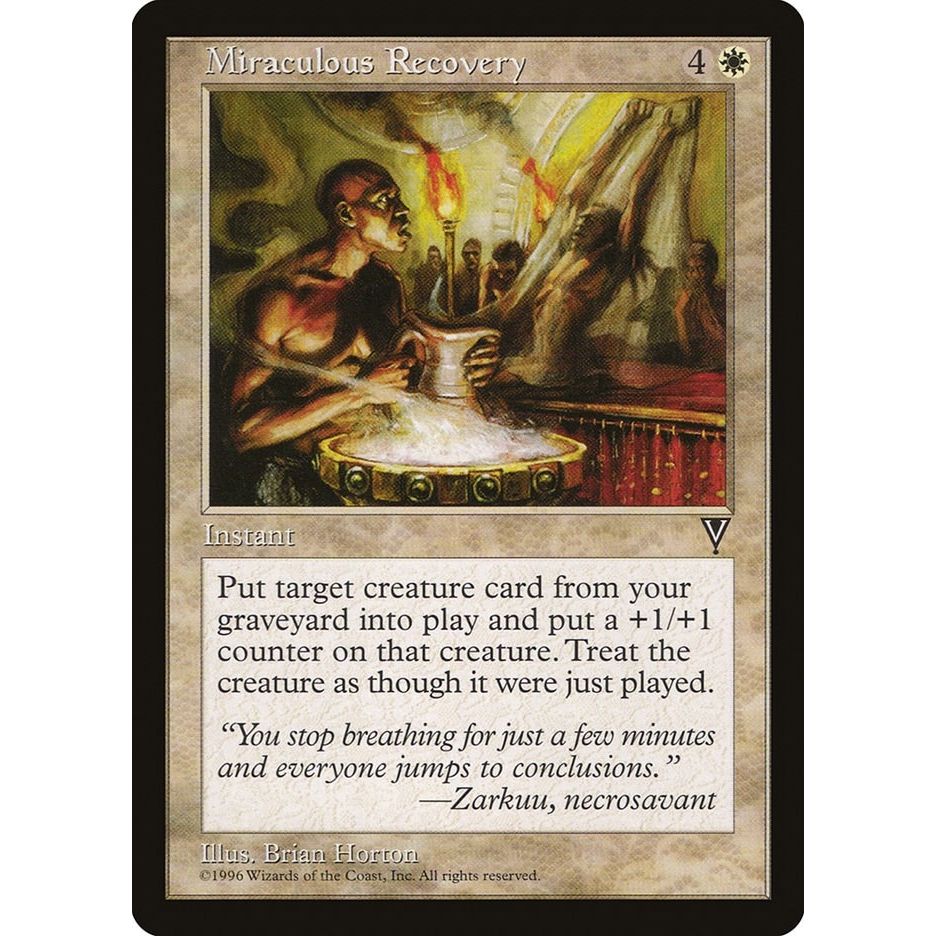 Image for Miraculous Recovery (VIS) - Magic: The Gathering