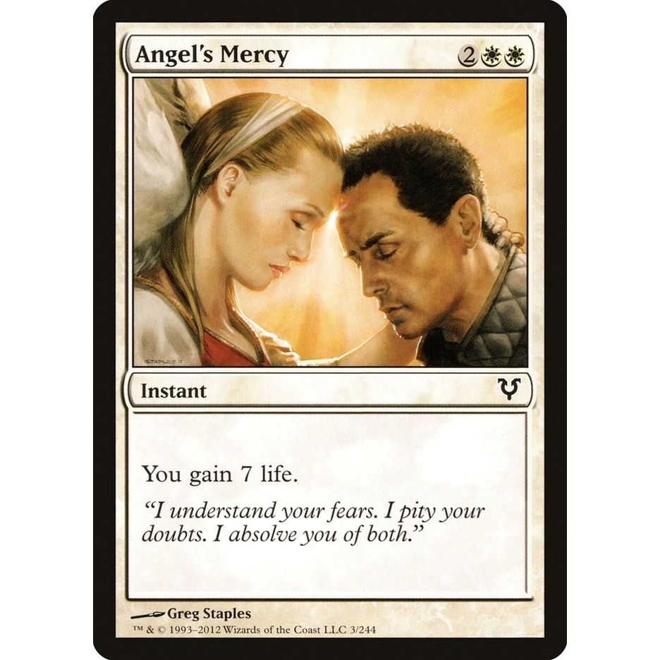 Image for Angel's Mercy (3) (AVR) - Magic: The Gathering