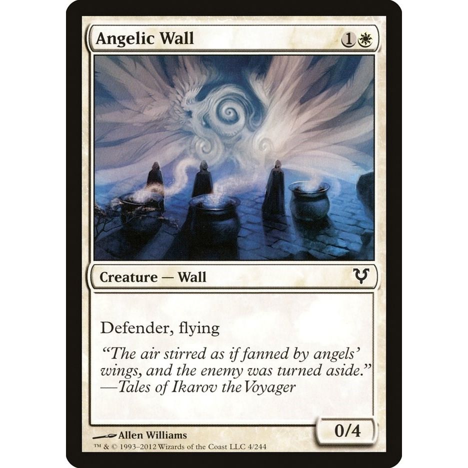 Image for Angelic Wall (4) (AVR) - Magic: The Gathering