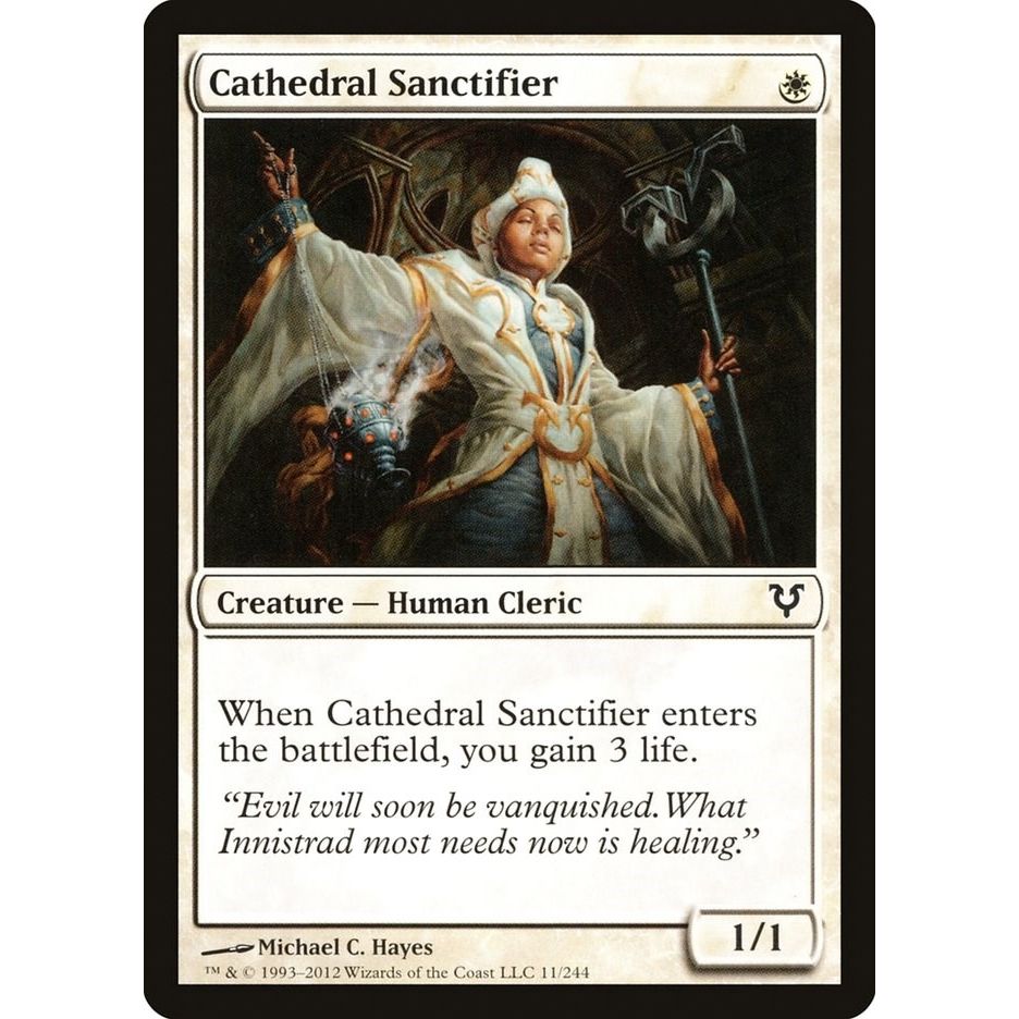 Image for Cathedral Sanctifier (11) (AVR) - Magic: The Gathering