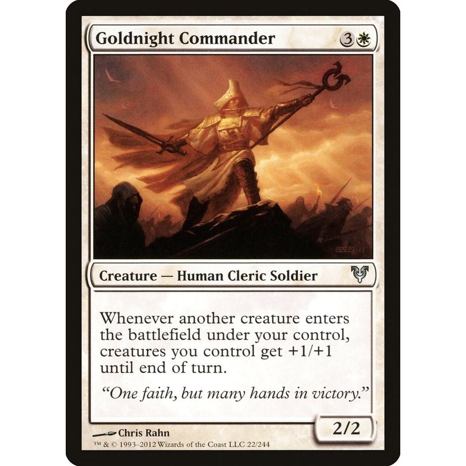 Image for Goldnight Commander (22) (AVR) - Magic: The Gathering
