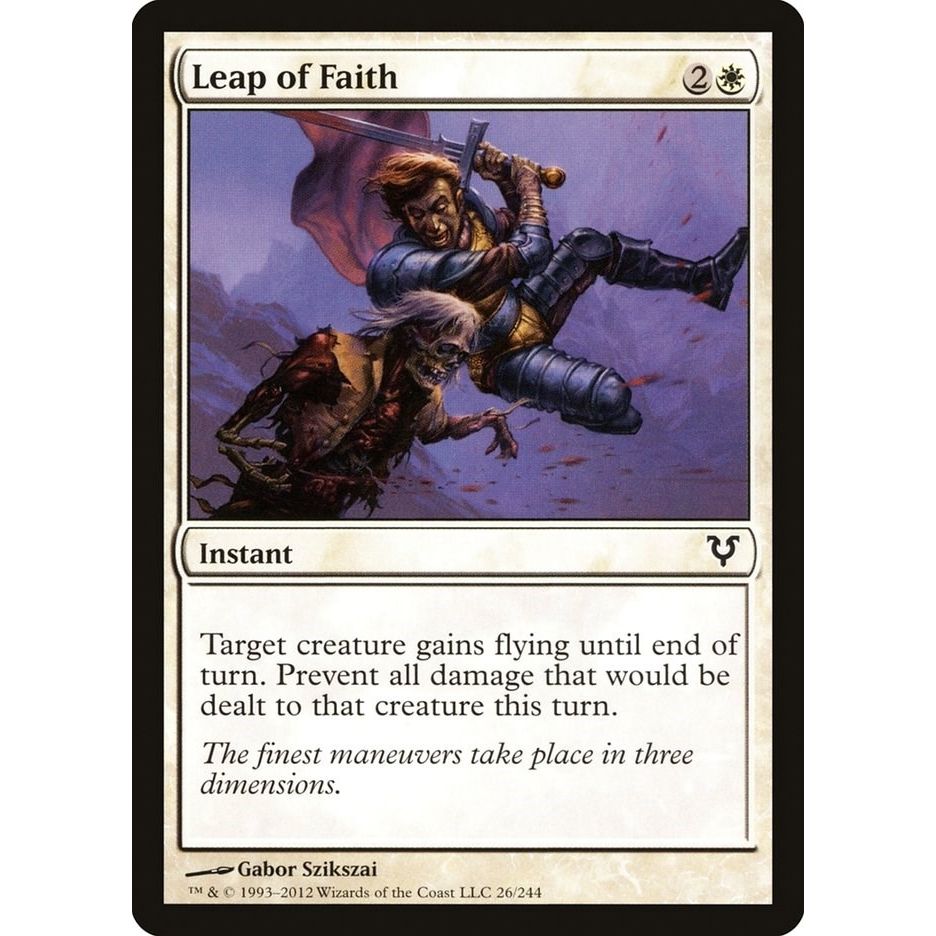 Image for Leap of Faith (26) (AVR) - Magic: The Gathering