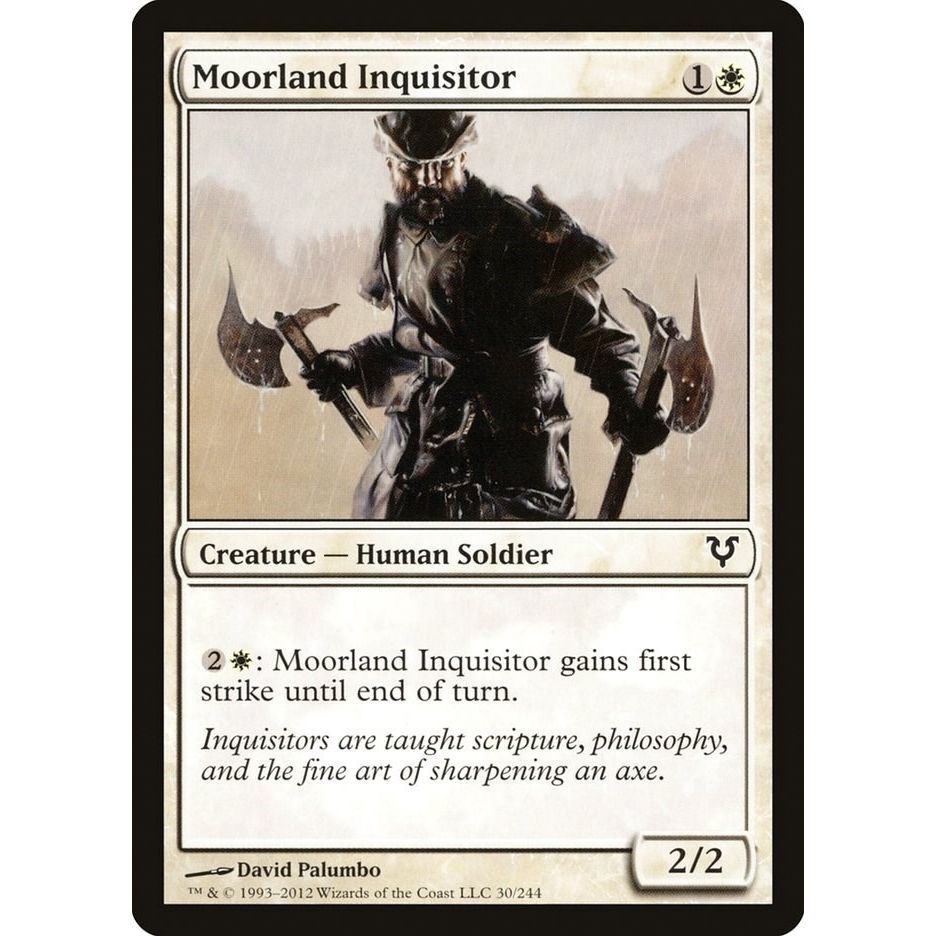 Image for Moorland Inquisitor (30) (AVR) - Magic: The Gathering