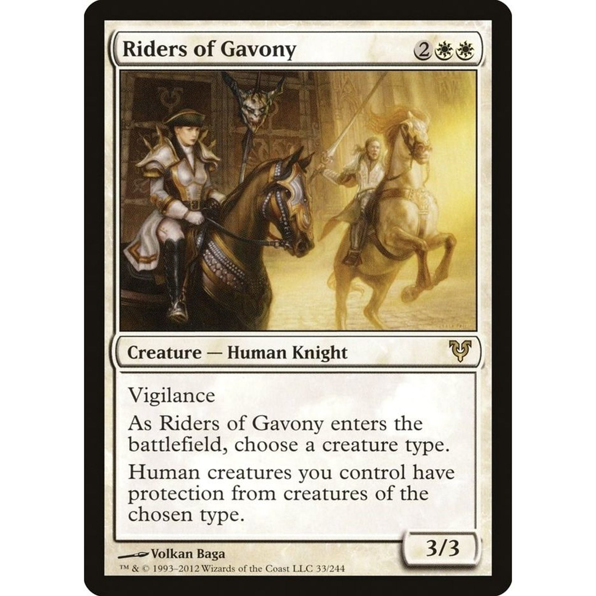 Image for Riders of Gavony (33) (AVR) - Magic: The Gathering