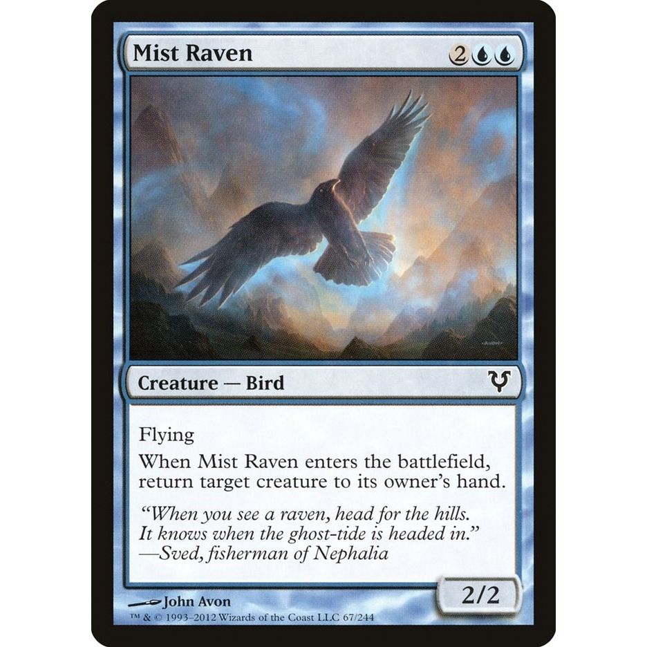 Image for Mist Raven (67) (AVR) - Magic: The Gathering