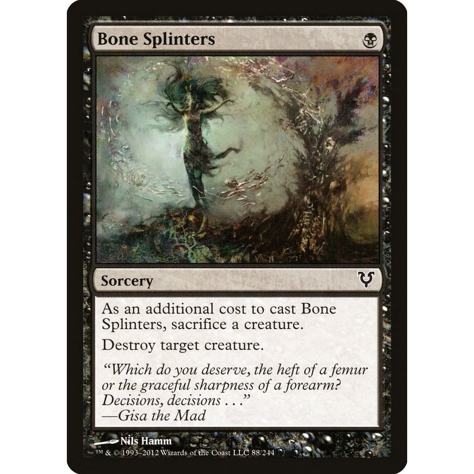 Image for Bone Splinters (88) (AVR) - Magic: The Gathering