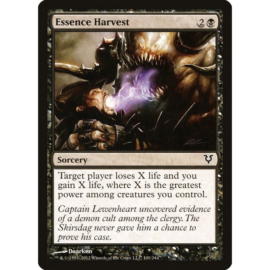 Image for Essence Harvest (100) (AVR) - Magic: The Gathering