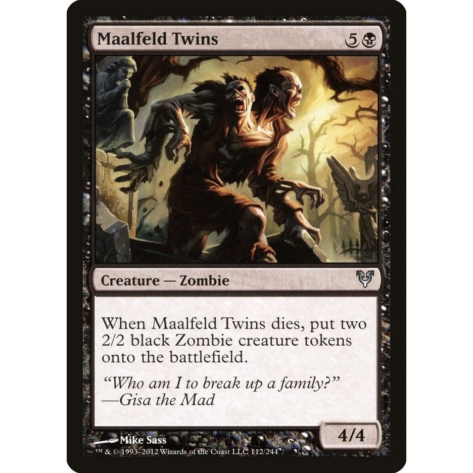 Image for Maalfeld Twins (112) (AVR) - Magic: The Gathering