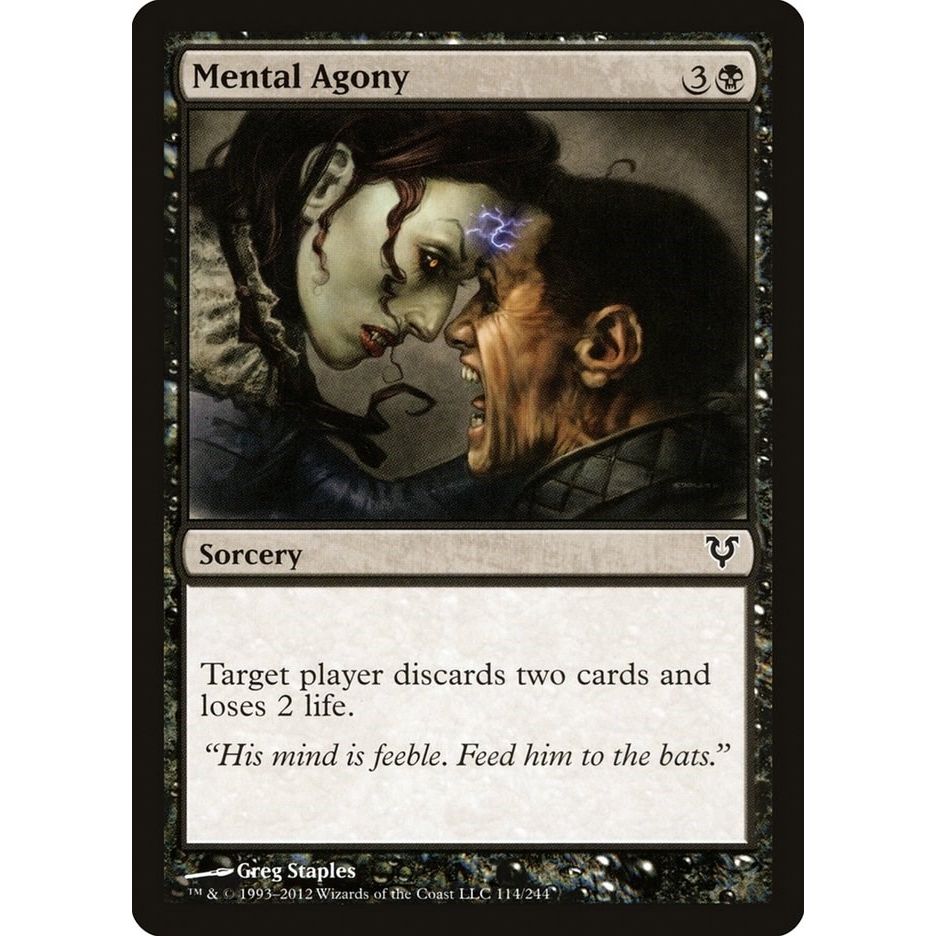 Image for Mental Agony (114) (AVR) - Magic: The Gathering