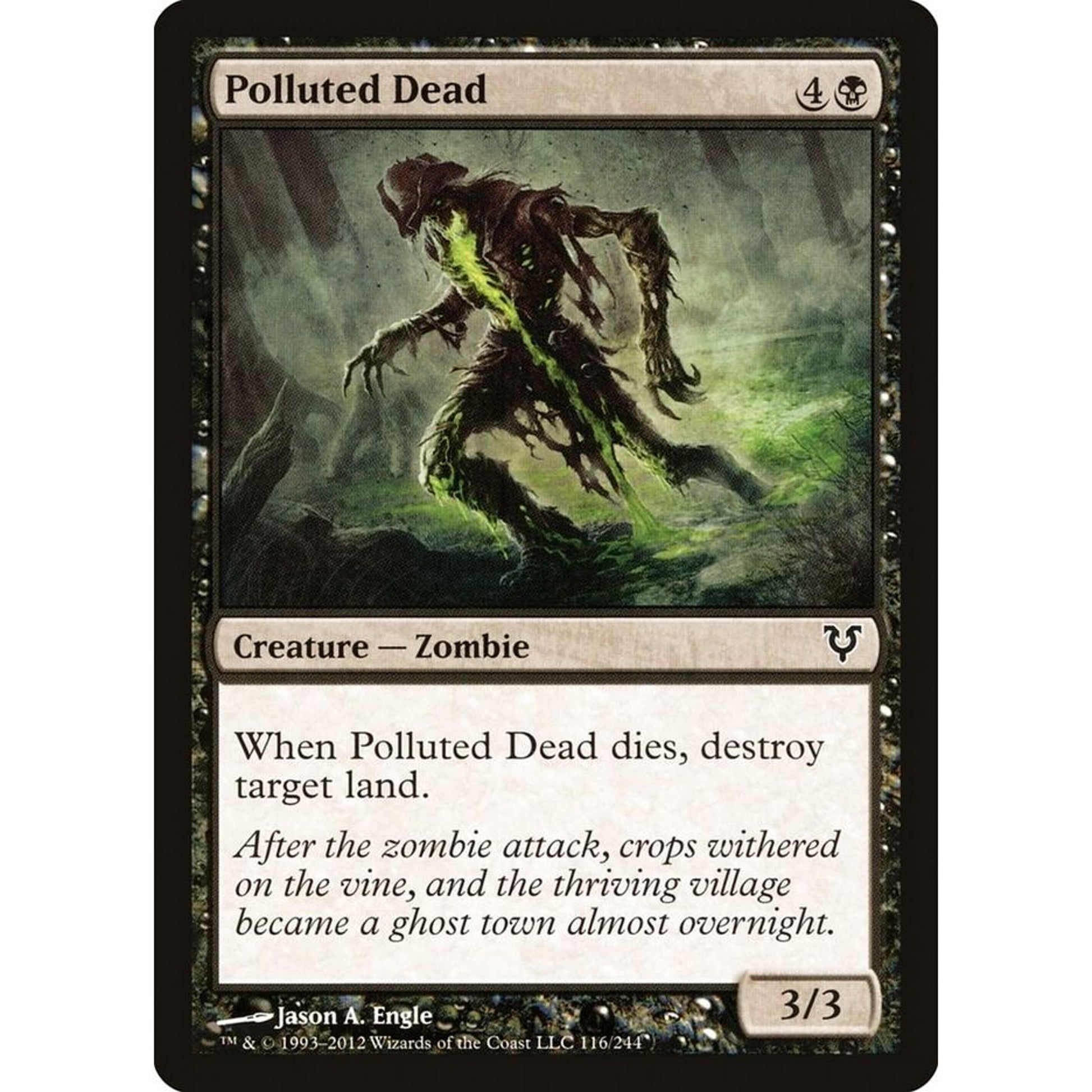 Image for Polluted Dead (116) (AVR) - Magic: The Gathering