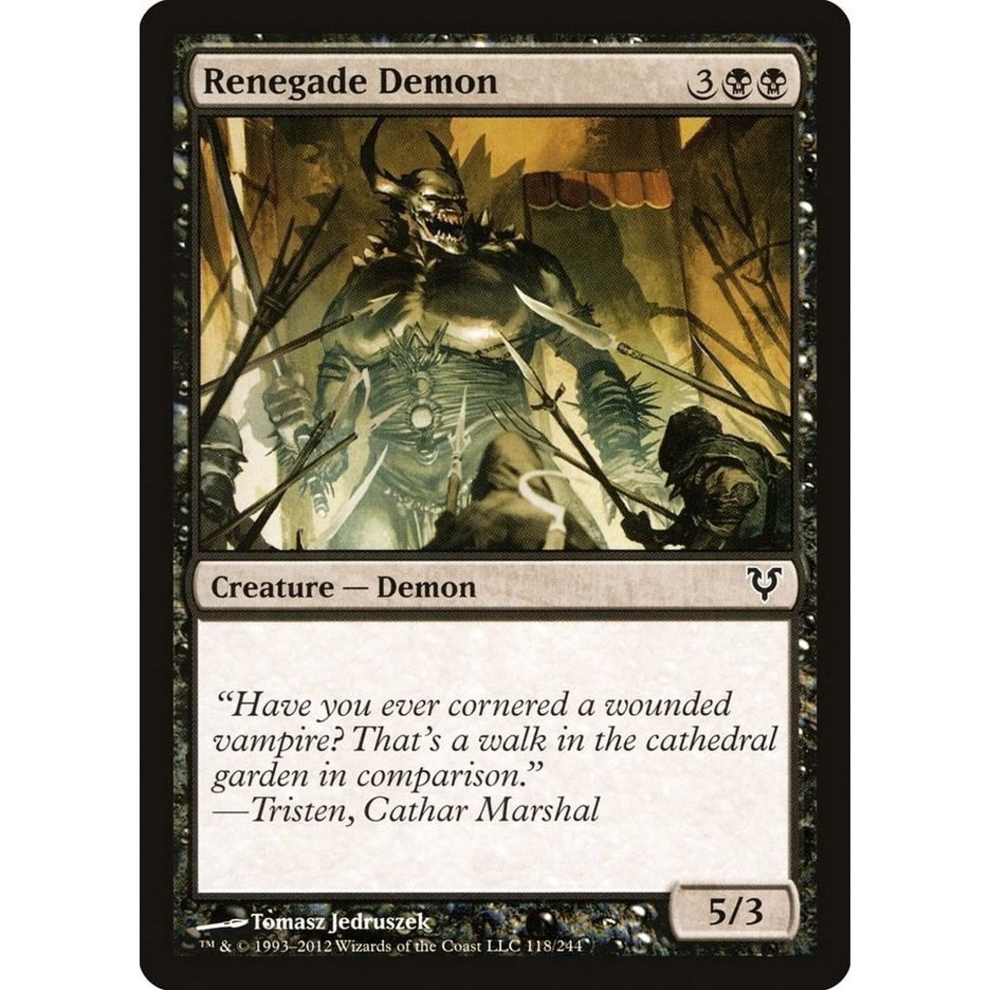 Image for Renegade Demon (118) (AVR) - Magic: The Gathering