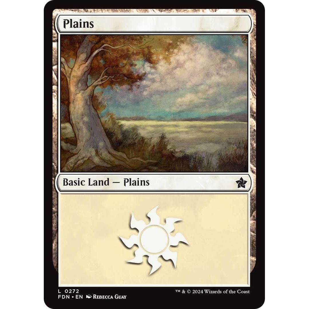 Image for Plains (0272) (272) (FDN) - Magic: The Gathering