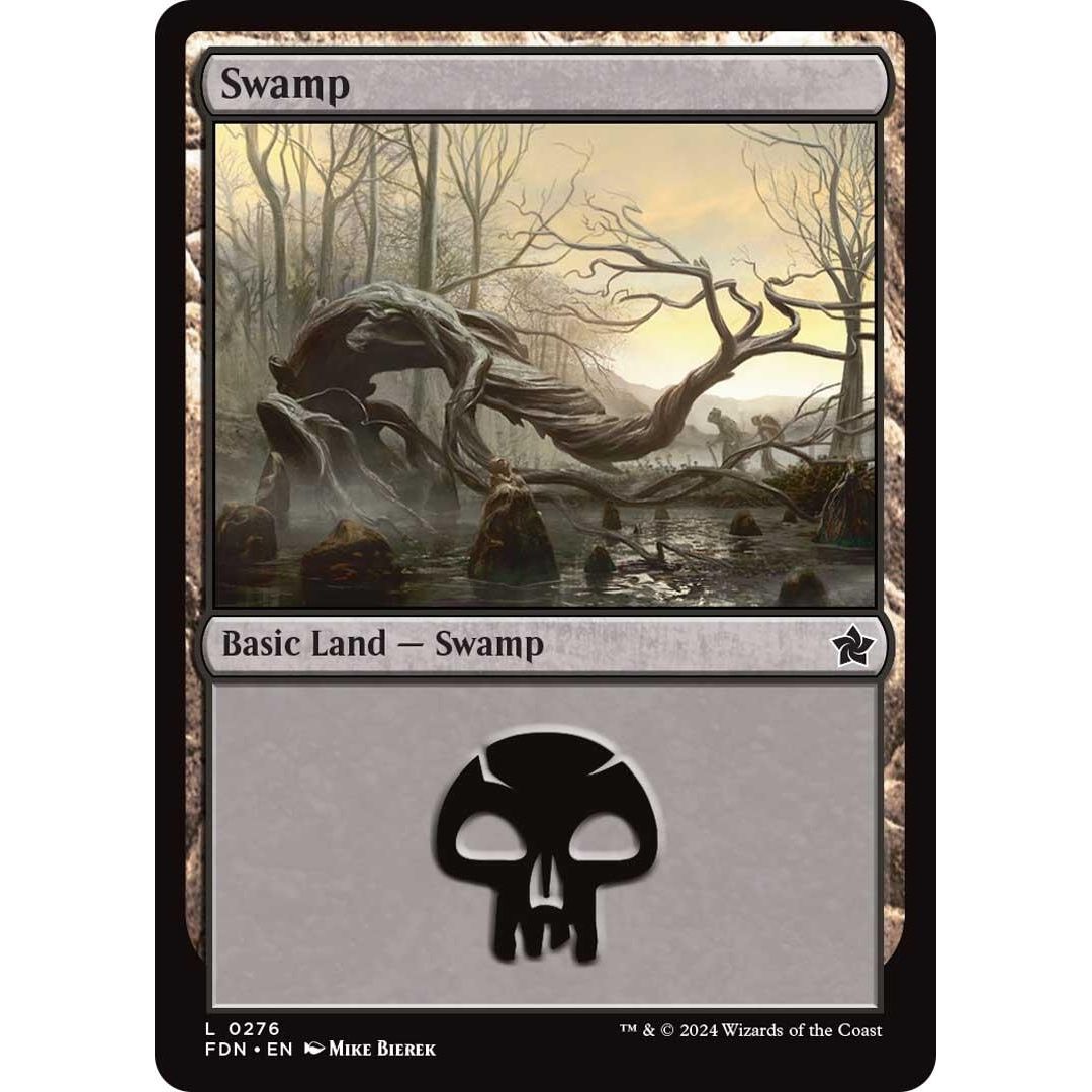 Image for Swamp (0276) (276) (FDN) - Magic: The Gathering