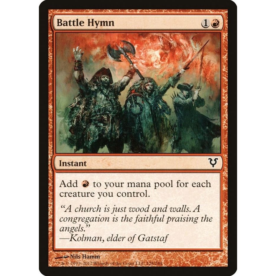 Image for Battle Hymn (128) (AVR) - Magic: The Gathering