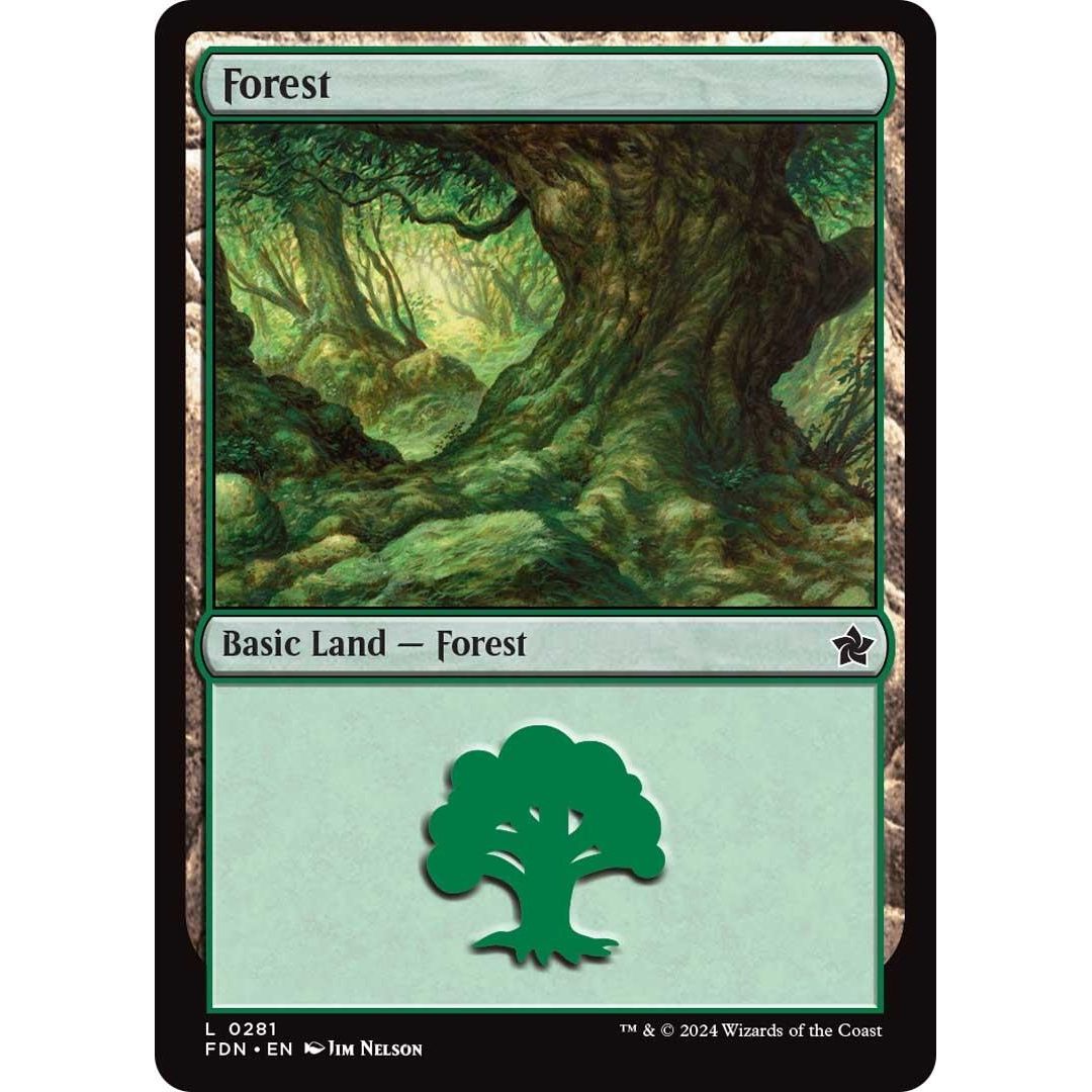 Image for Forest (0281) (281) (FDN) - Magic: The Gathering