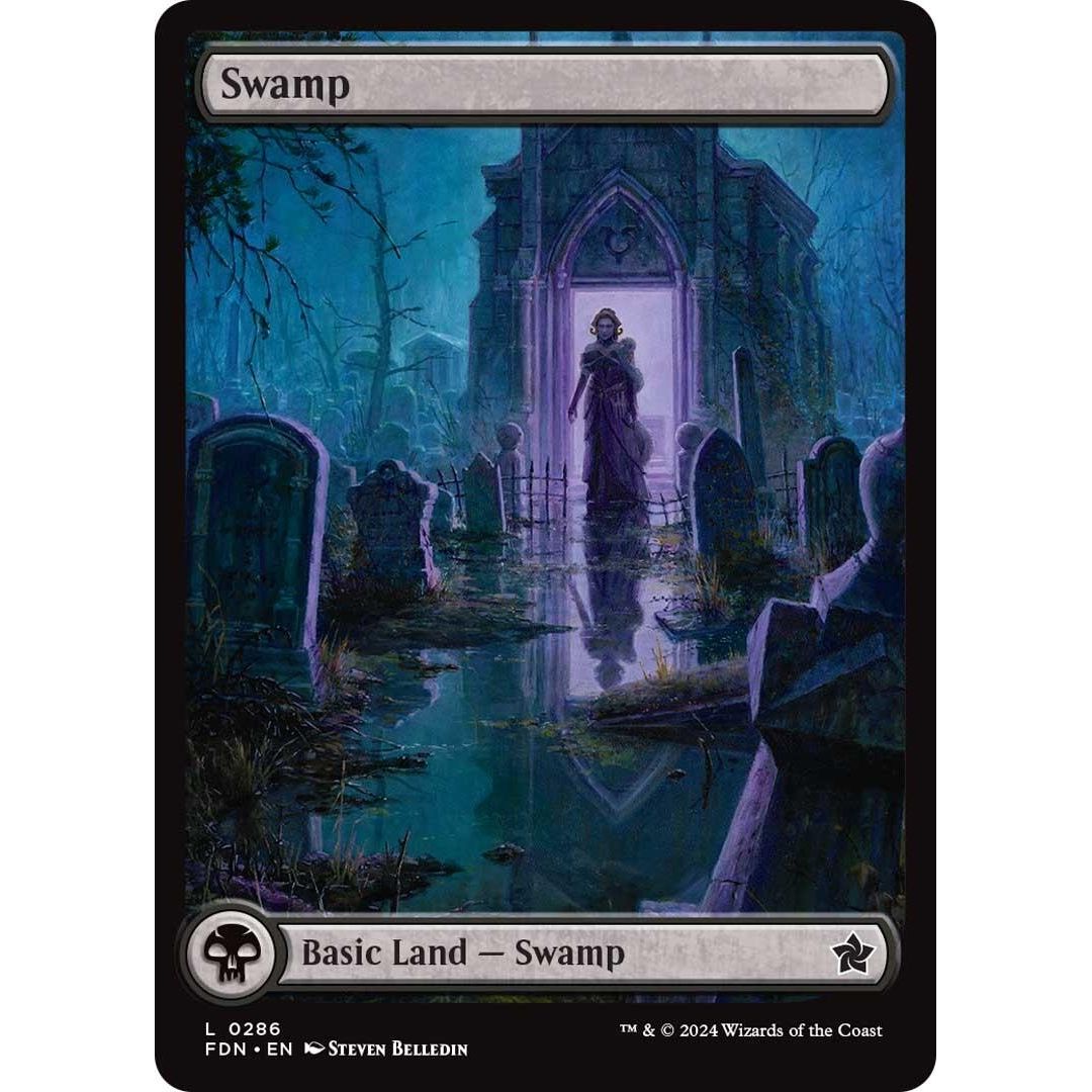 Image for Swamp (0286) (286) (FDN) - Magic: The Gathering