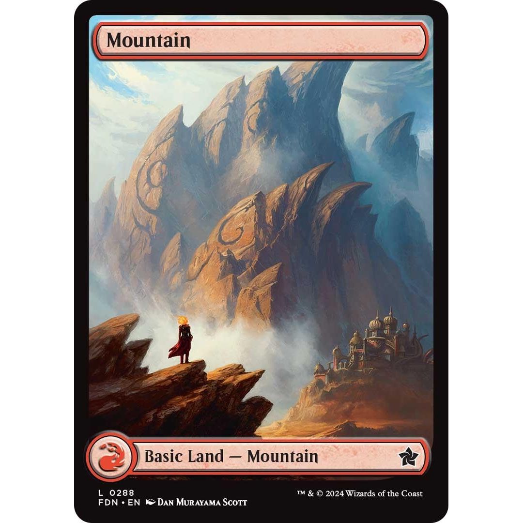 Image for Mountain (0288) (288) (FDN) - Magic: The Gathering