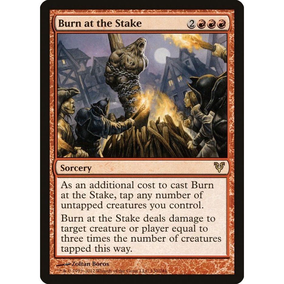 Image for Burn at the Stake (130) (AVR) - Magic: The Gathering