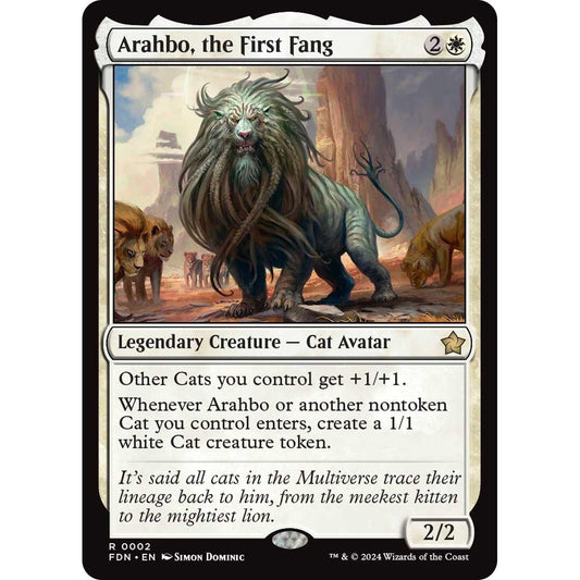 Image for Arahbo, the First Fang (2) (FDN) - Magic: The Gathering