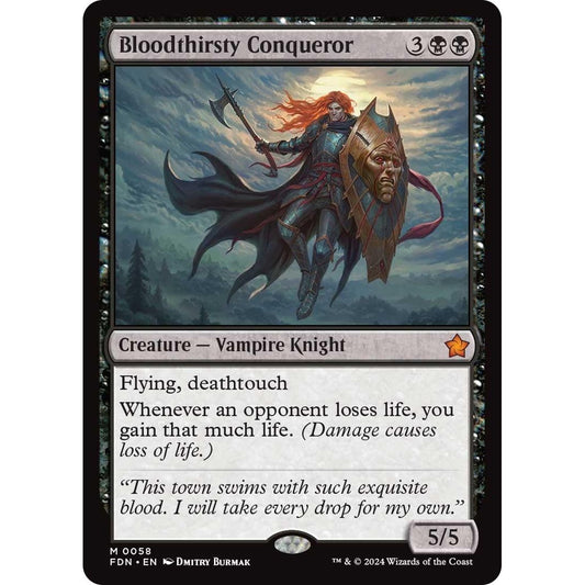 Image for Bloodthirsty Conqueror (58) (FDN) - Magic: The Gathering