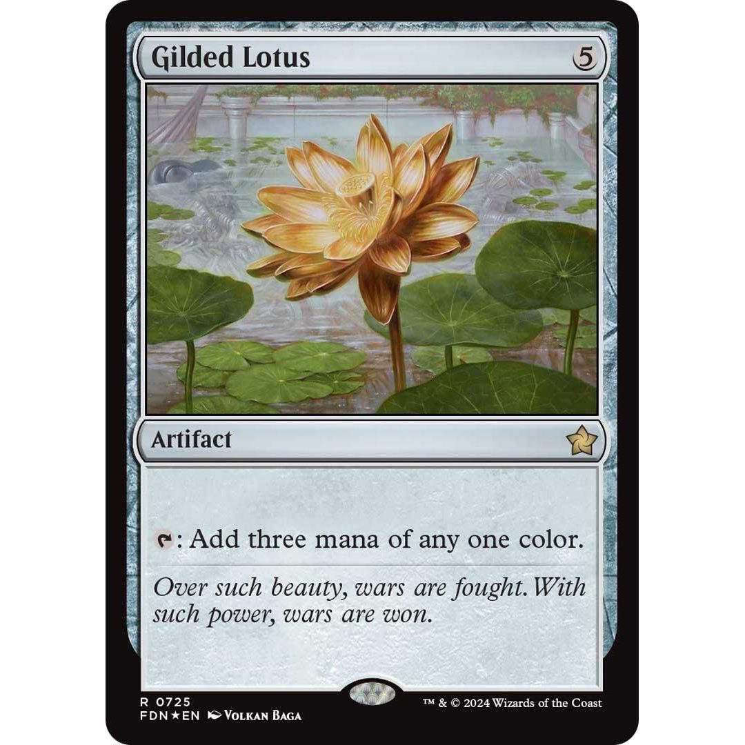 Image for Gilded Lotus (725) (FDN) - Magic: The Gathering