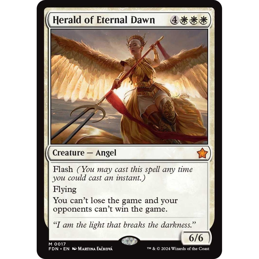 Image for Herald of Eternal Dawn (17) (FDN) - Magic: The Gathering