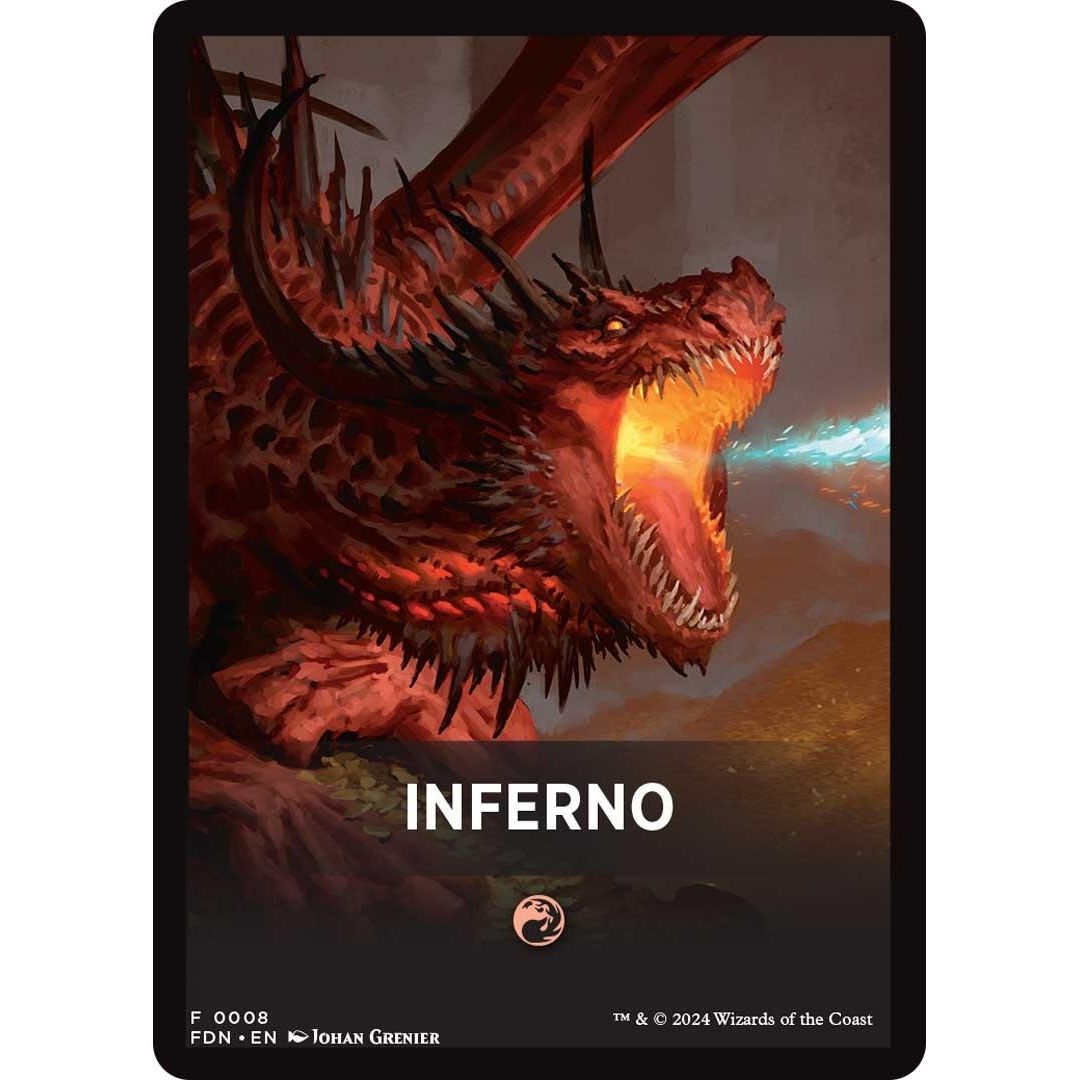 Image for Inferno Theme Card (8) (FDN) - Magic: The Gathering