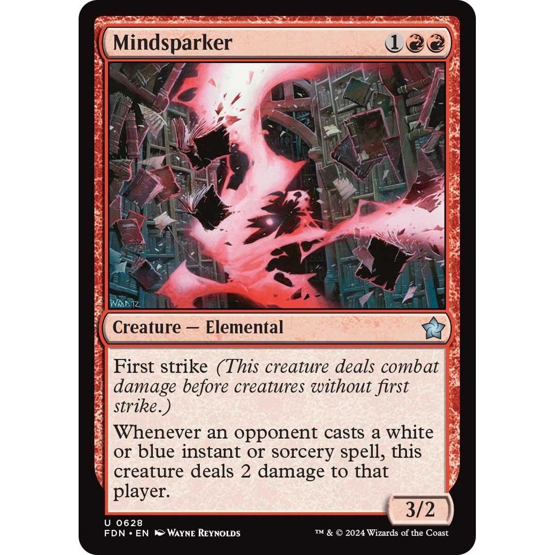Image for Mindsparker (628) (FDN) - Magic: The Gathering