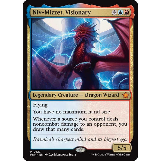 Image for Niv-Mizzet, Visionary (123) (FDN) - Magic: The Gathering