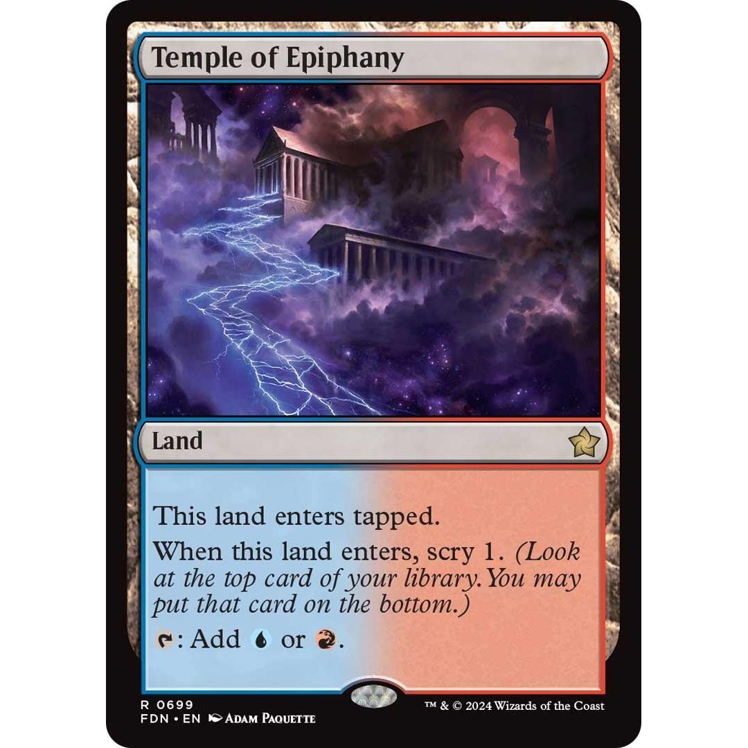 Image for Temple of Epiphany (699) (FDN) - Magic: The Gathering