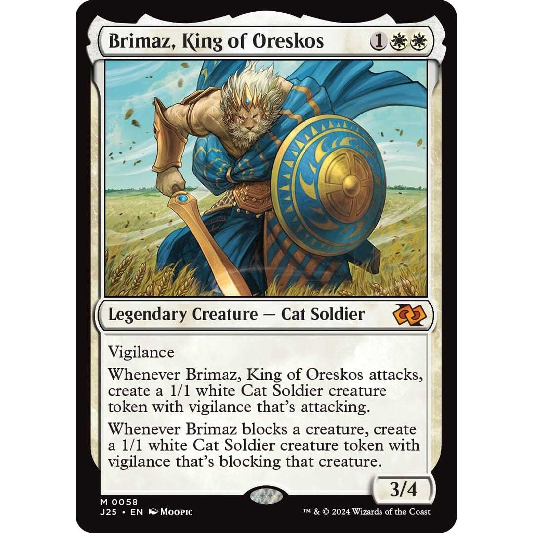 Image for Brimaz, King of Oreskos (Anime) (58) (J25) - Magic: The Gathering