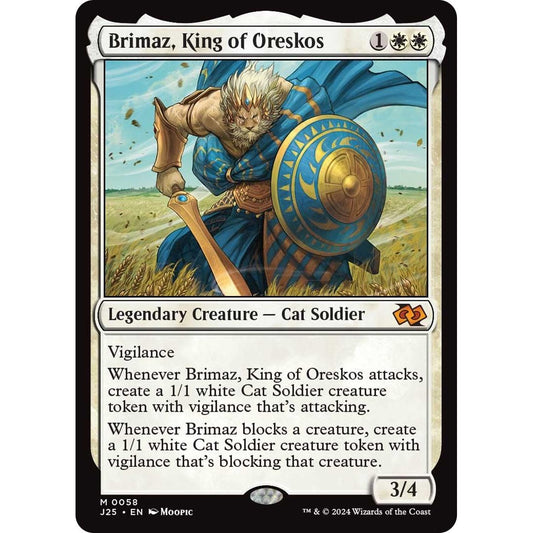 Image for Brimaz, King of Oreskos (Anime) (58) (J25) - Magic: The Gathering