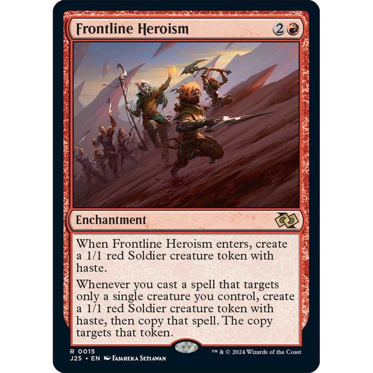 Image for Frontline Heroism (15) (J25) - Magic: The Gathering