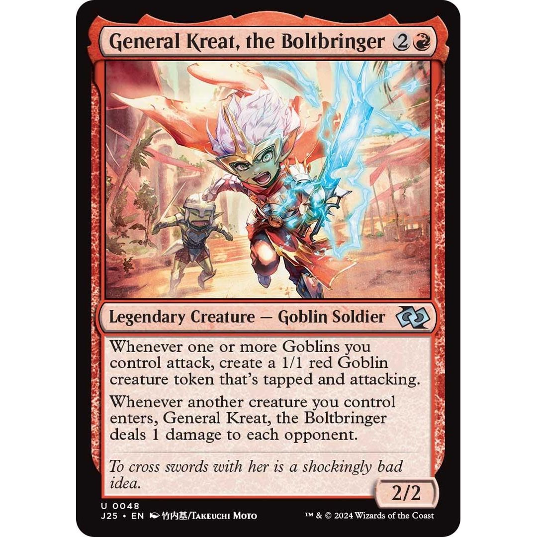 Image for General Kreat, the Boltbringer (Anime) (48) (J25) - Magic: The Gathering