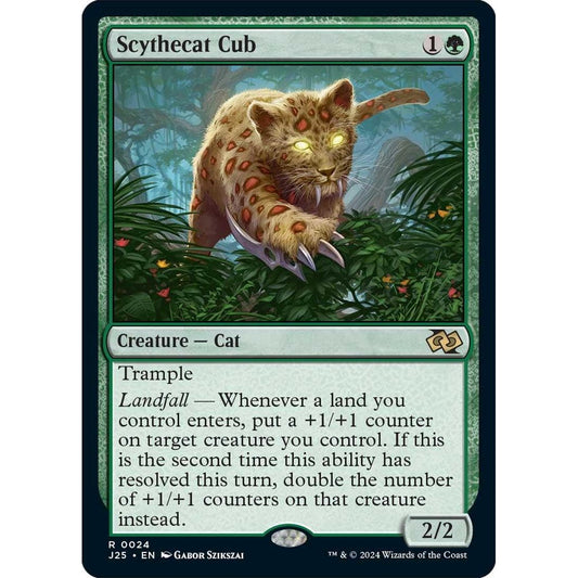 Image for Scythecat Cub (24) (J25) - Magic: The Gathering