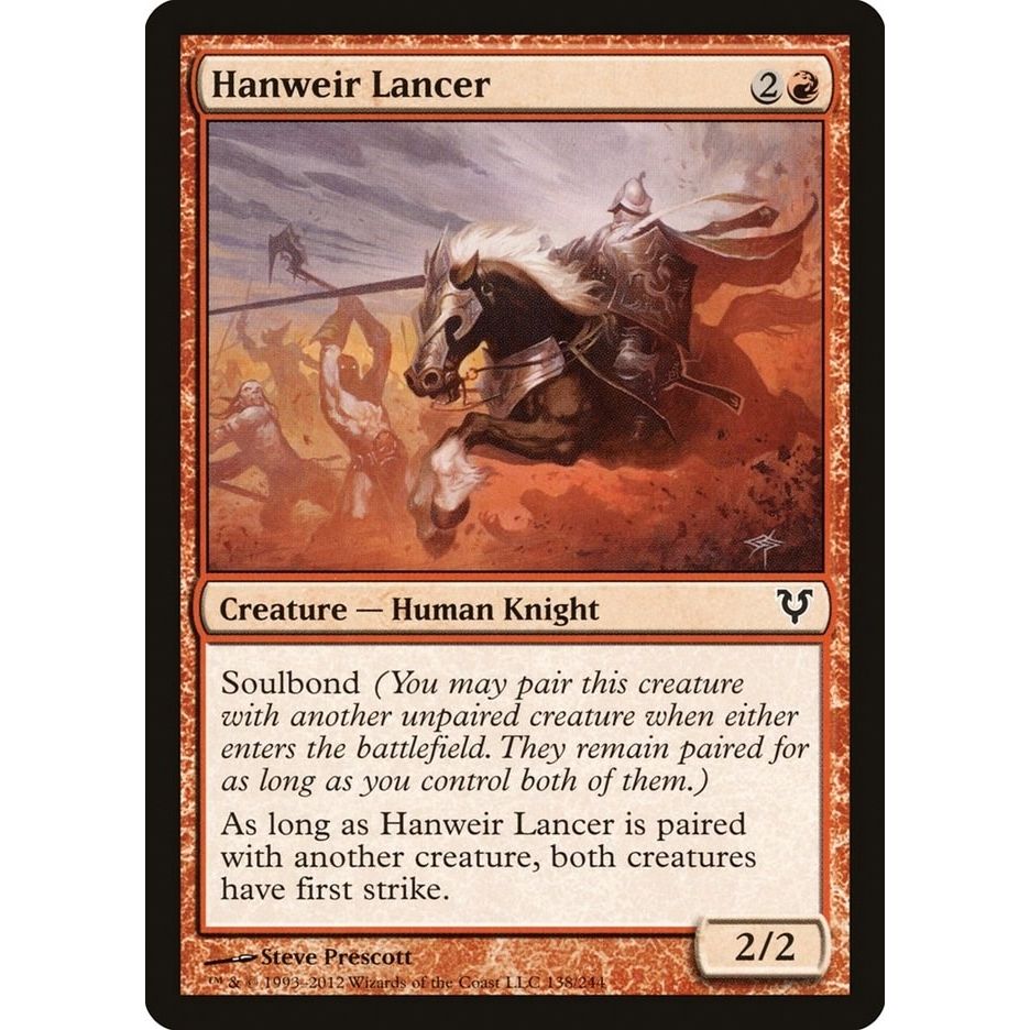 Image for Hanweir Lancer (138) (AVR) - Magic: The Gathering