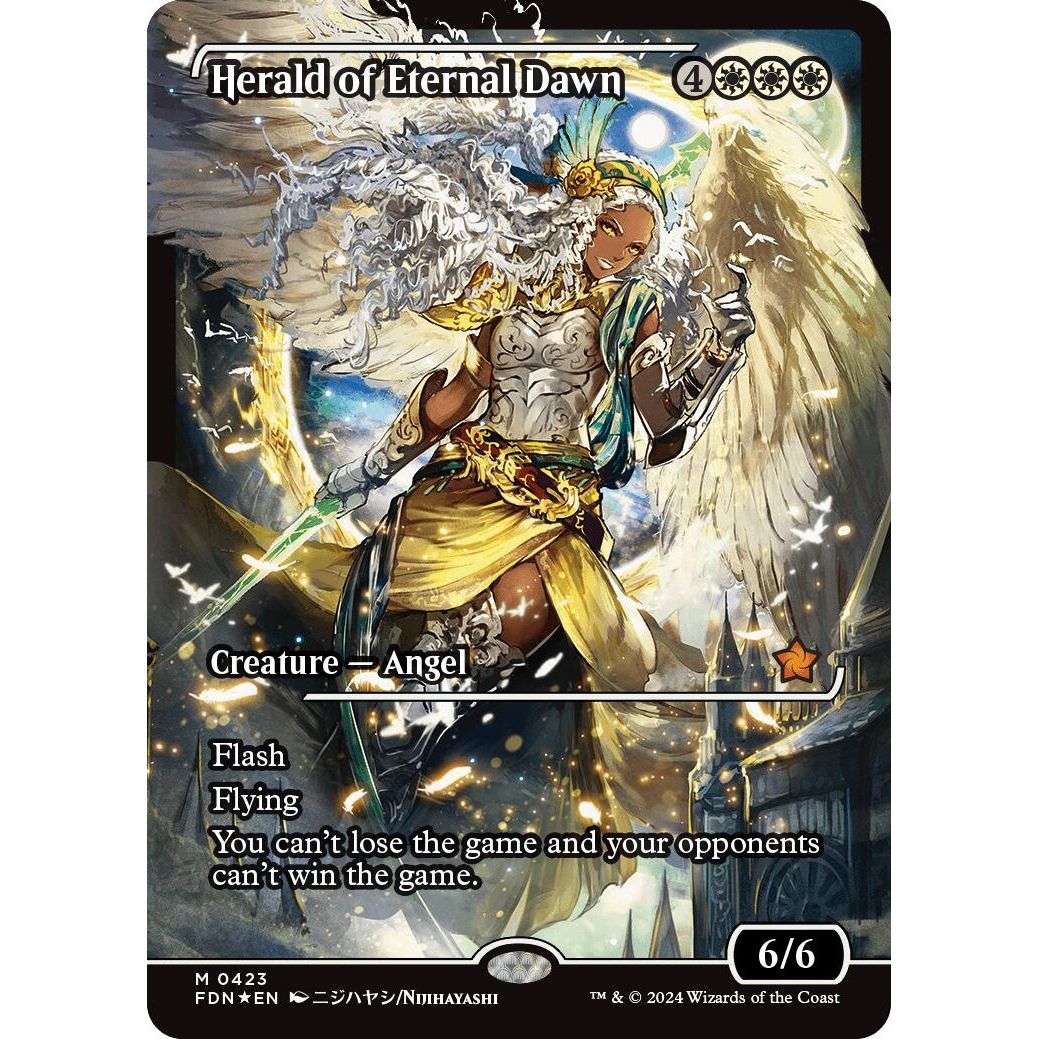 Image for Herald of Eternal Dawn (Showcase) (423) (FDN) - Magic: The Gathering