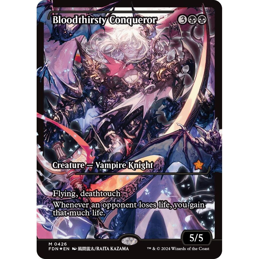 Image for Bloodthirsty Conqueror (Showcase) (426) (FDN) - Magic: The Gathering
