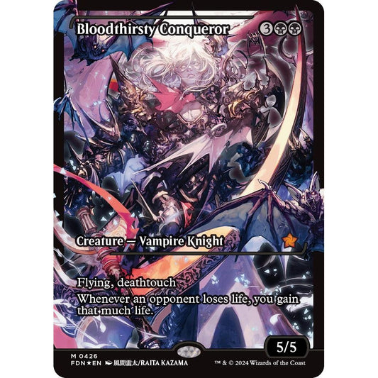 Image for Bloodthirsty Conqueror (Showcase) (426) (FDN) - Magic: The Gathering