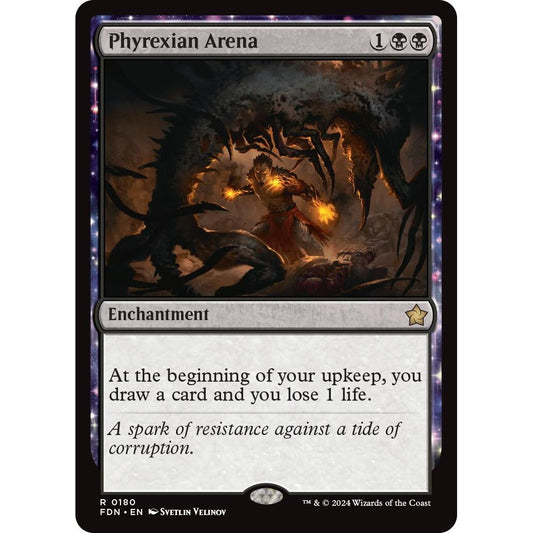 Image for Phyrexian Arena (180) (FDN) - Magic: The Gathering