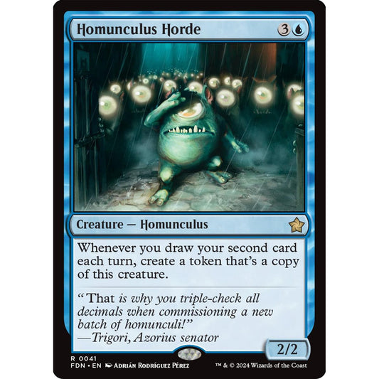 Image for Homunculus Horde (41) (FDN) - Magic: The Gathering