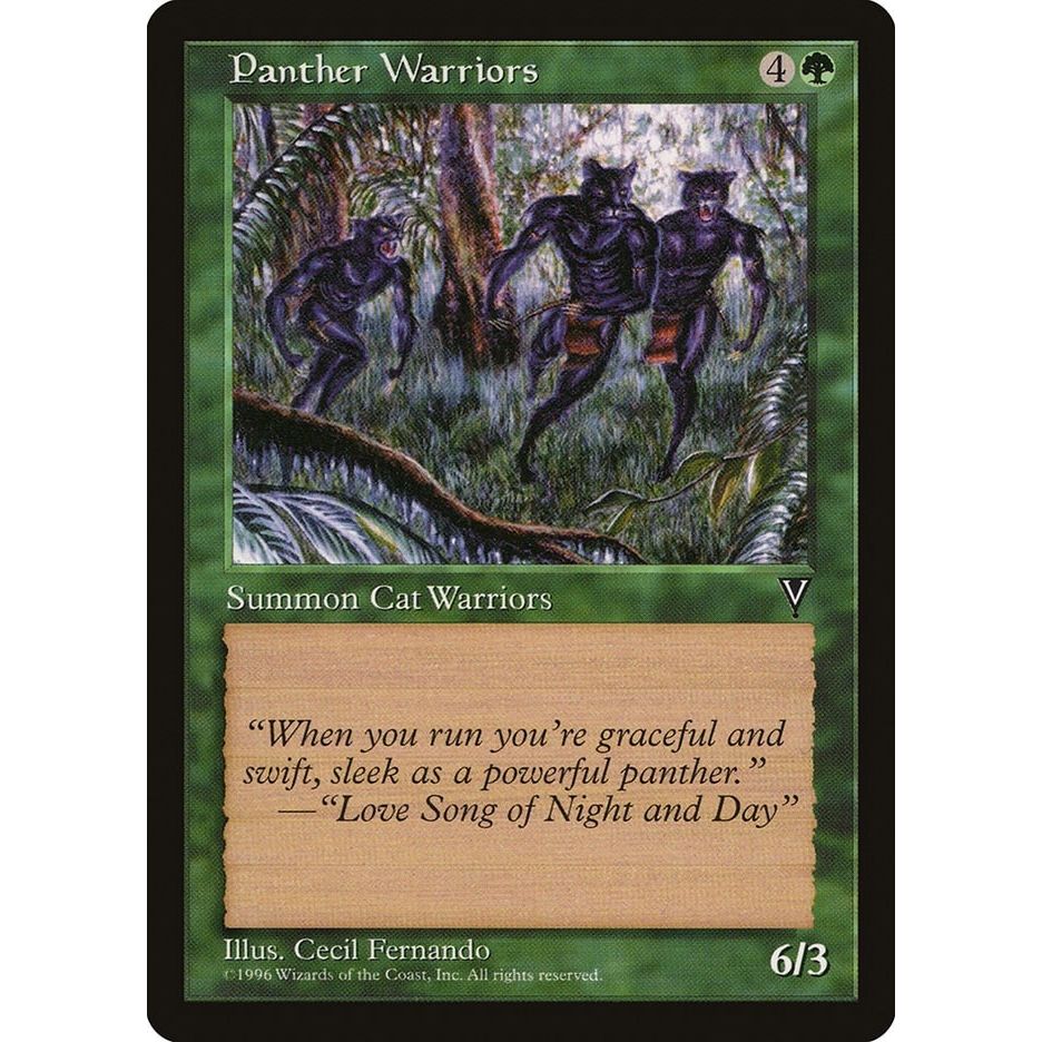 Image for Panther Warriors (VIS) - Magic: The Gathering