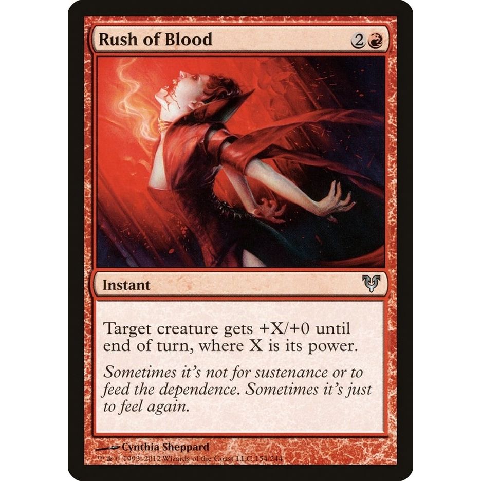 Image for Rush of Blood (154) (AVR) - Magic: The Gathering