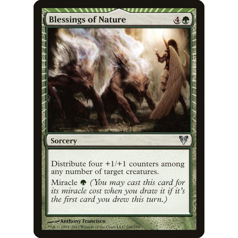 Image for Blessings of Nature (168) (AVR) - Magic: The Gathering